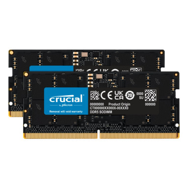 Crucial Kit 32GB (2x16GB) DDR5-5600 SO-DIMM (1.1V)